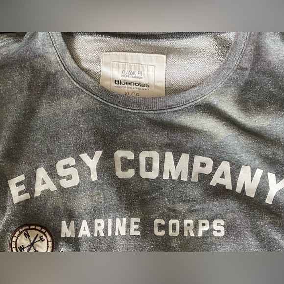 BlueNotes GRN Camo Sweatshirt, XL Summer Sale - Picture 5 of 7